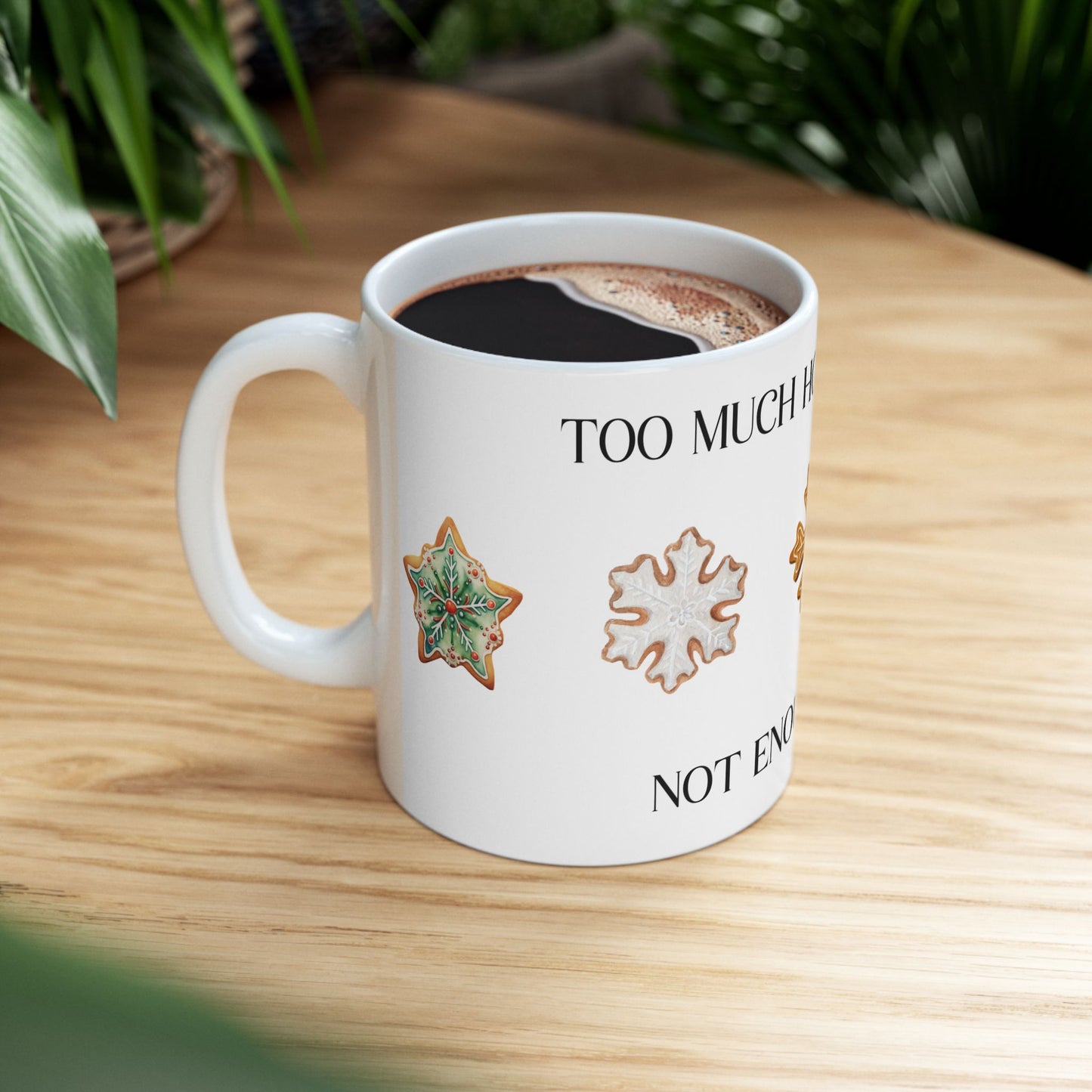 'Not Enough Coffee' Ceramic Mug