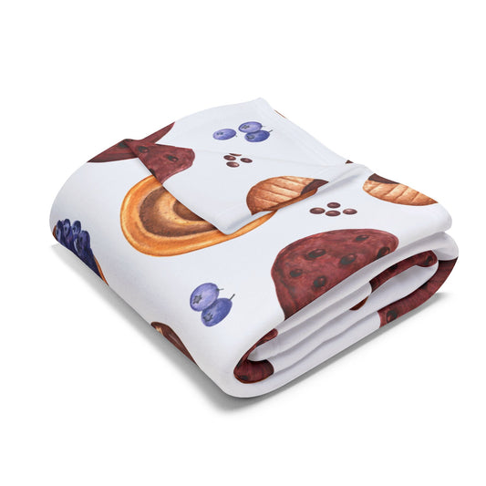 Cinnamon Roll Fleece Blanket