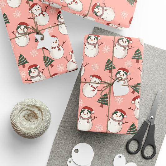 Snowman Wrapping Paper