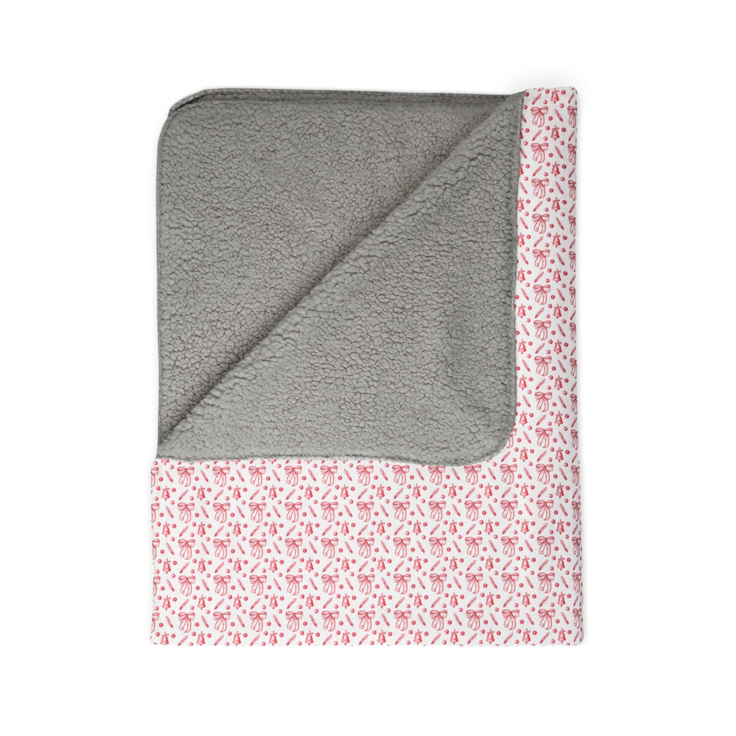 Christmas Bow Fleece Blanket