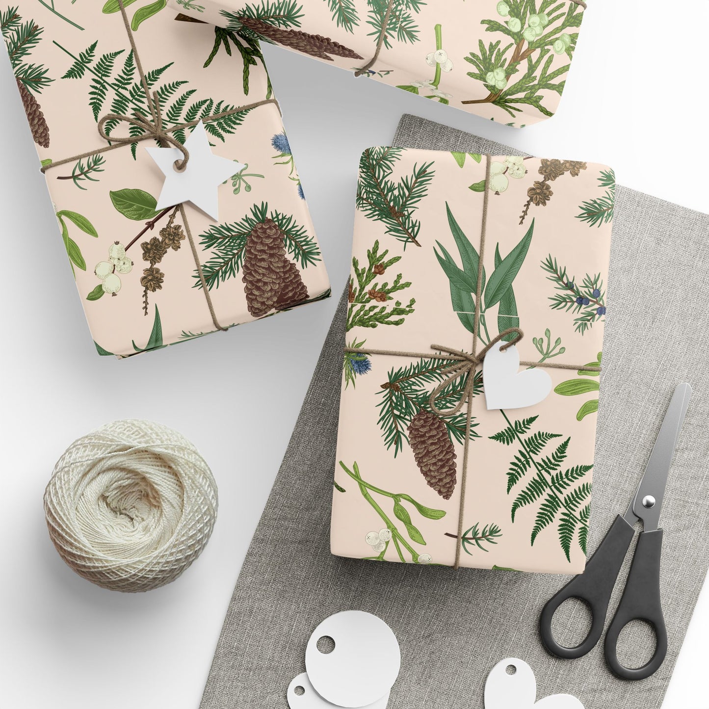 Pinecone Wrapping Paper